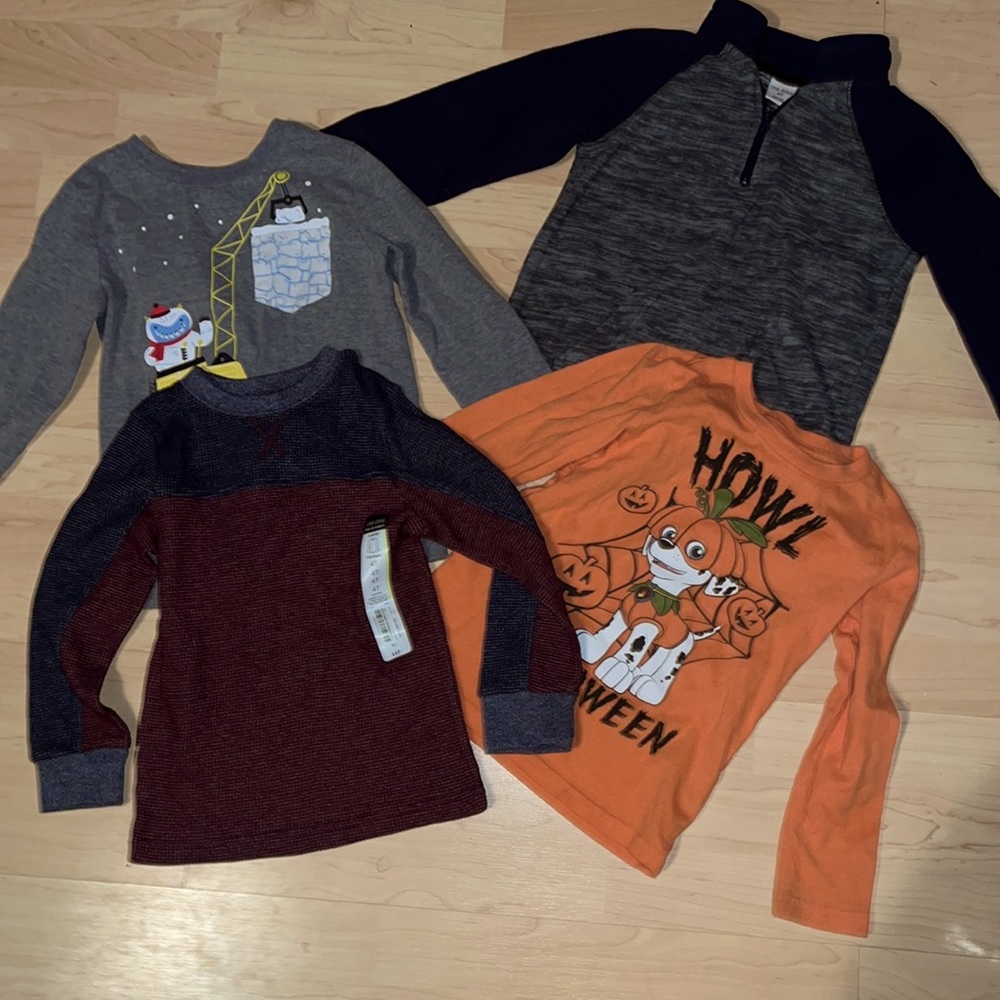Boys 4t tops four for 1 low price